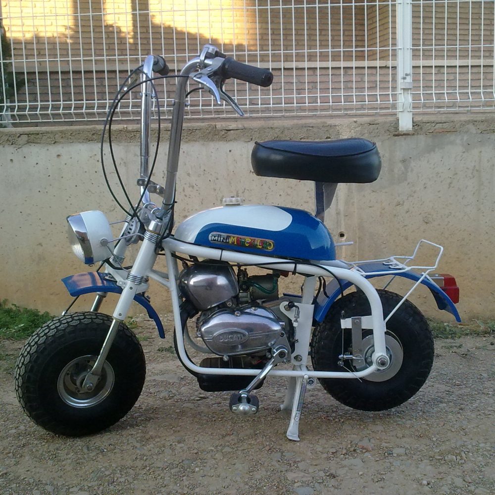 DUCATI MINI MARCELINO AZUL RESTAURADA