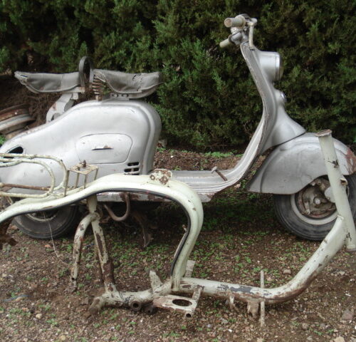 LAMBRETTA 125 LD, CON CHASIS Y MATRICULA.
