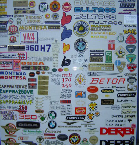 ADHESIVOS VARIOS MOTO ESPAÑOLA