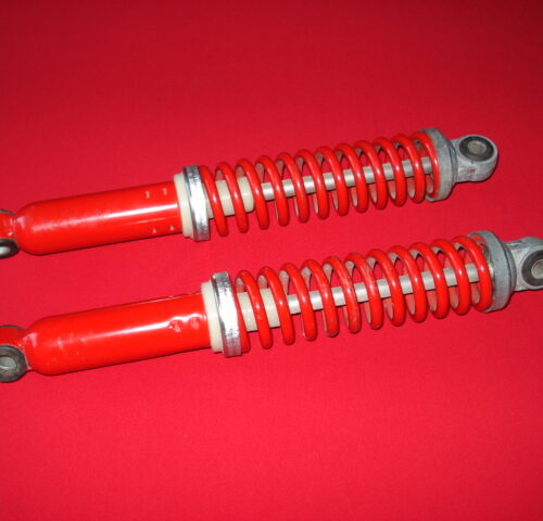 AMORTIGUADORES ROJOS, DE 29 CM LONGITUD. AGUJERO DE 9