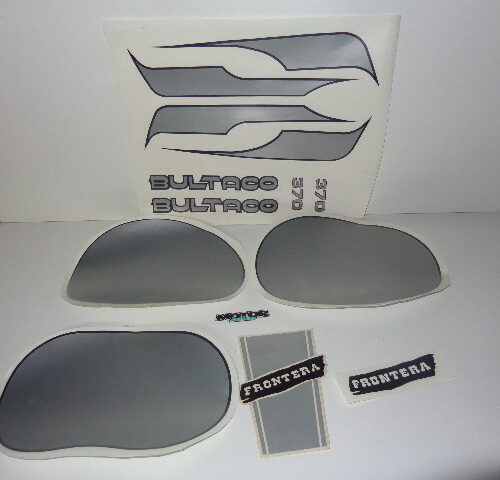 ADHESIVOS BULTACO FRONTERA MK 10 DE 370, MOD 181. JUEGO COMPLETO