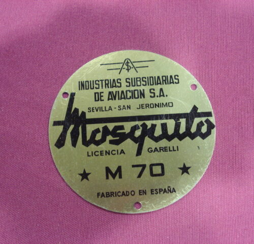 PLACA DE MOSQUITO M-70