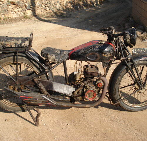 MOTOBECANE MOD. B 3 -350, DE 1935. DOCUMENTADA.