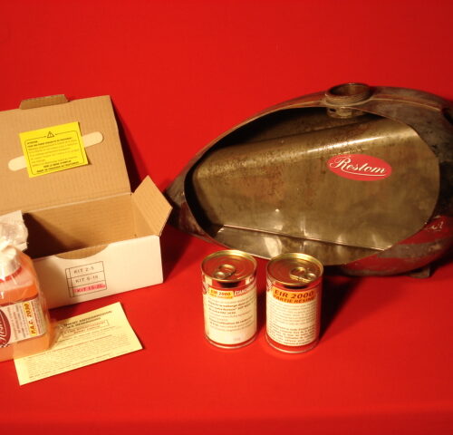 KIT TRATAMIENTO DEPOSITO GASOLINA RESTOM DE 15 A 25 LITROS