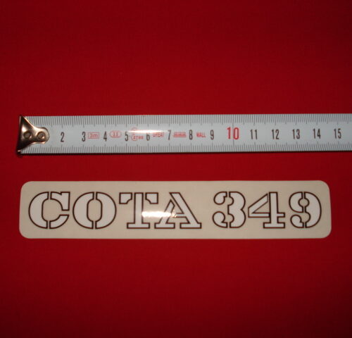 ADHESIVO MONTESA COTA 349, (BLANCO 14 CM).