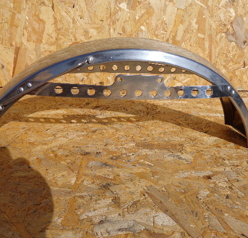 GUARDABARROS MONTESA CRONO 75 Y 125 DELANTERO CROMADO