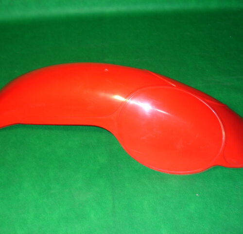 GUARDABARROS TRASERO ROJO CON PORTA NUMEROS REF 751