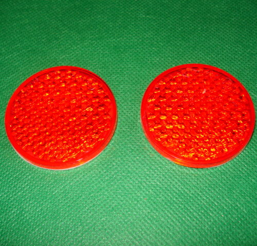 REFLECTANTES ROJOS CON ADHESIVO