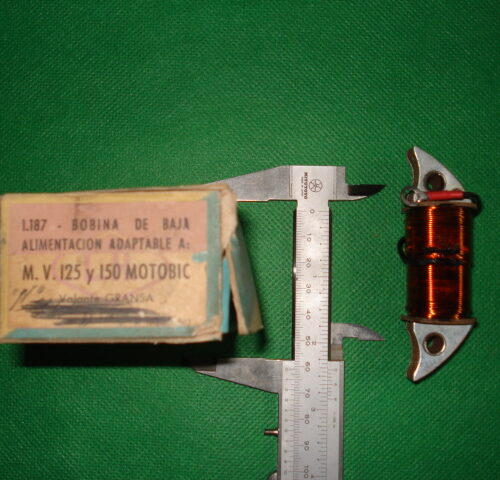 BOBINA DE BAJA MV 125 Y 150 MOTOBIC.