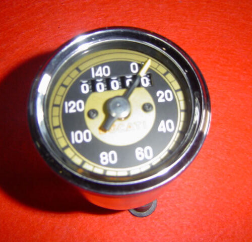 CUENTA KILOMETROS DUCATI 60 DIAMETRO DORADO