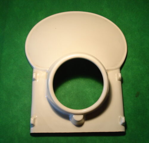 CARETA PORTA FARO BLANCA DE 105 DIÁMETRO