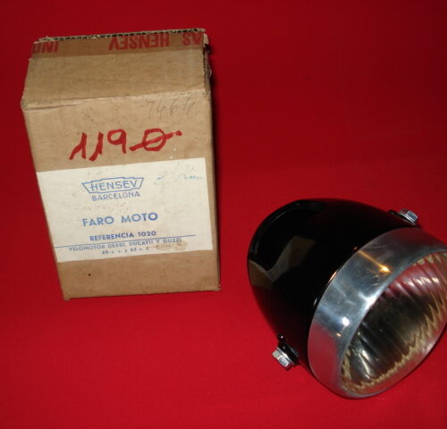 FARO DERBI, DUCATI,GUZZI. DE 119 mm, DE DIAMETRO. NUEVO.