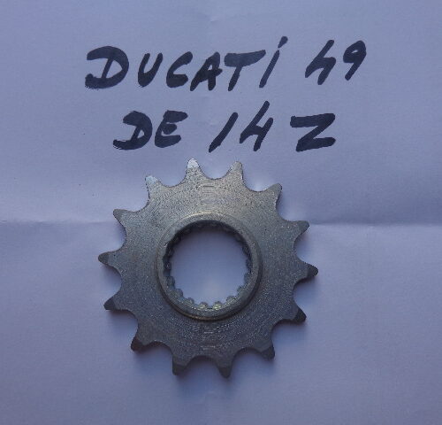 PIÑON DUCATI 48 TS, MINI MARCELINO, ETC...DE 14 DIENTES.
