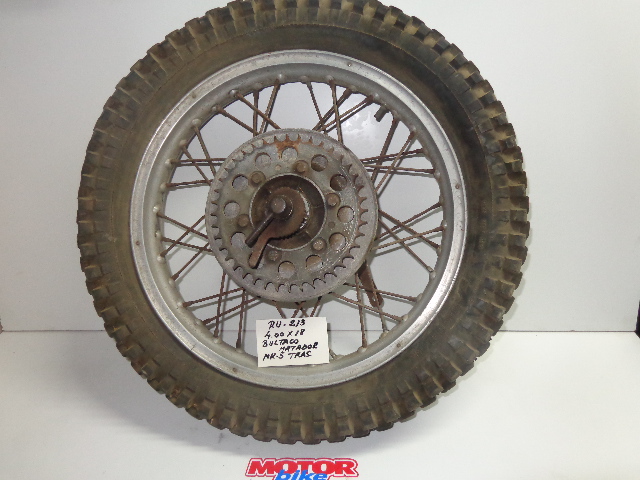 RUEDA BULTACO MATADOR MK 4 MK5 TRASERA REF RU 213, 4.00X18
