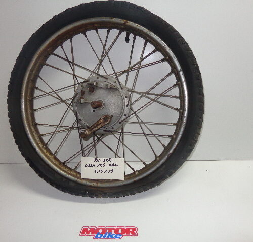 RUEDA OSSA 125 DELANTERA REF RU 222. MEDIDA 2.75 X 19