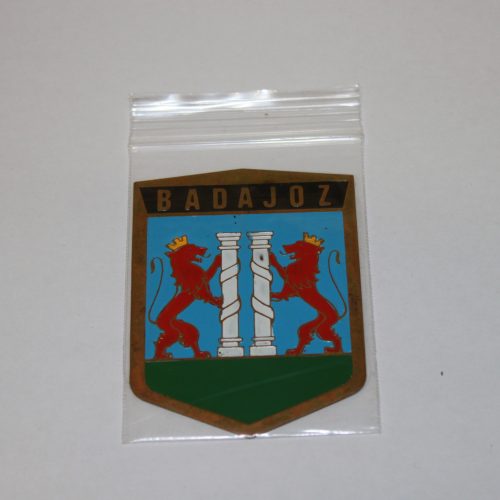 PLACA METALICA DE BADAJOZ 6X8