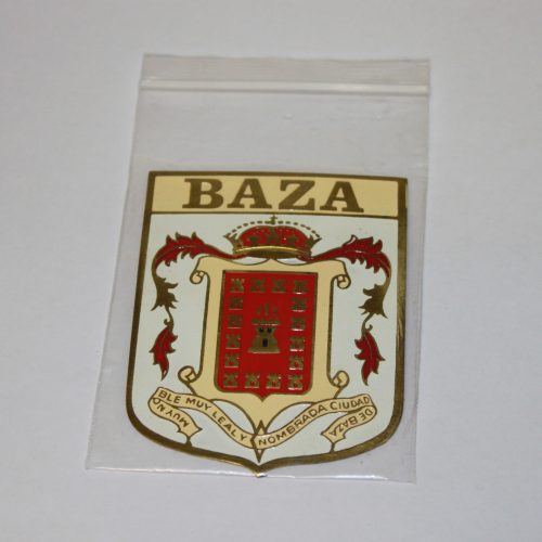 PLACA METALICA DE BAZA 6X8