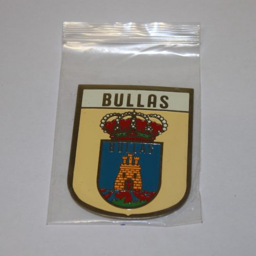 PLACA METÁLICA DE BULLAS 6X8