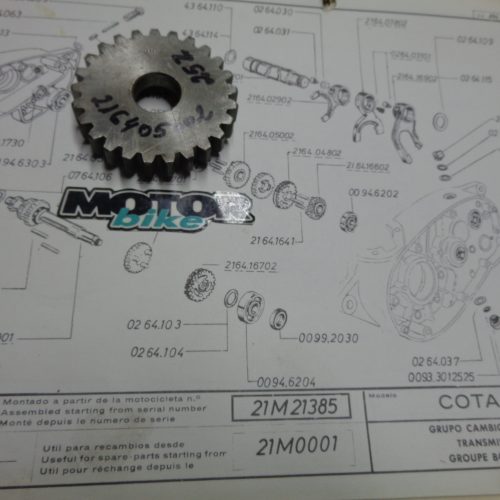 MONTESA COTA 247 DESPLAZABLE DE 1 Y 2 REF 216404701