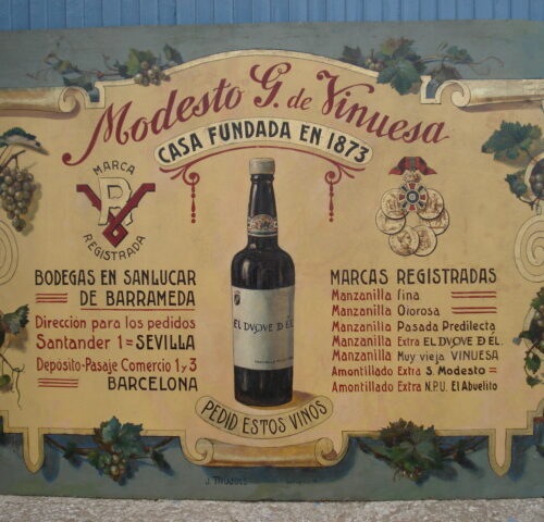 CARTEL MADERA TEMA VINO