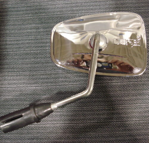 RETROVISOR IZQUIERDO DERBI CROMADO