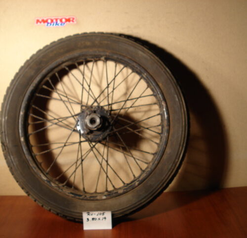 RUEDA INGLESA, FRANCESA DELANTERA 3.50 X 19. REF RU 105