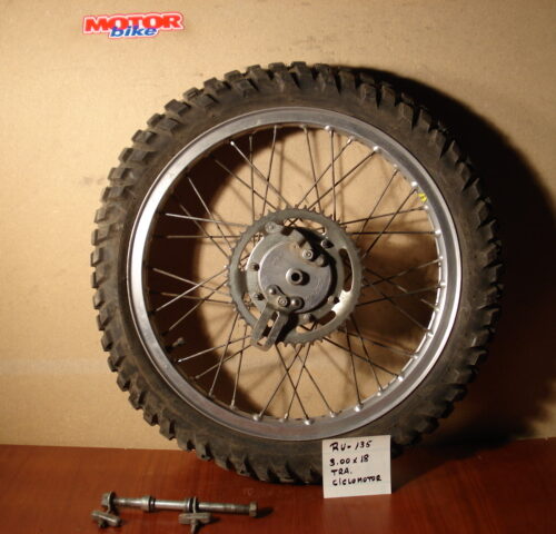 RUEDA MOBYLETTE TRASERA 3.00X18. REF RU 135