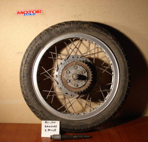 RUEDA TRASERA SANGLAS 3.50 X 18. REF RU 140