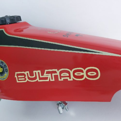 Bultaco sherpa T modelos 184 y 185, depósito de gasolina nuevo