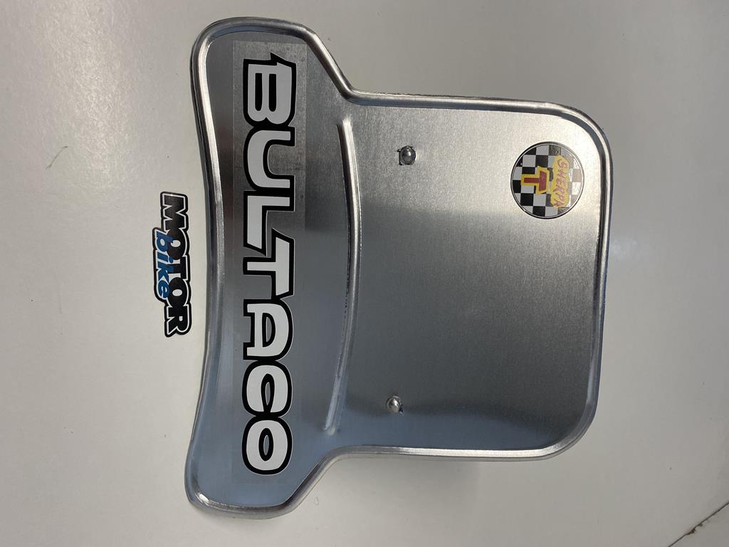 Porta numeros de aluminio bultaco sherpa - Imagen 2