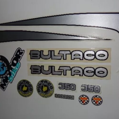 Adhesivos bultaco sherpa 350 , mod 159,183, 191.