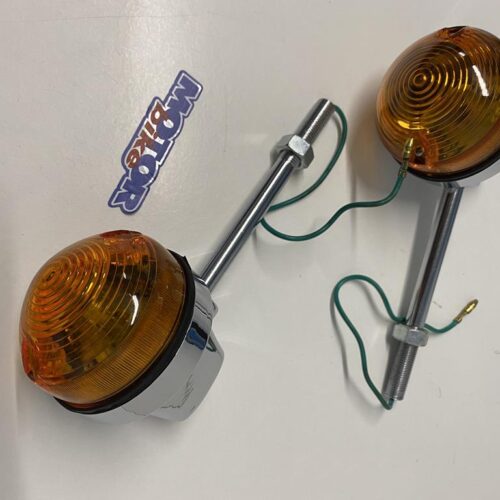 Dos intermitentes cromados años 70/80